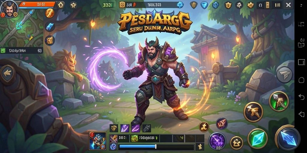 Screenshot gameplay <strong>333I</strong> yang menunjukkan pertarungan seru di dunia ARPG.