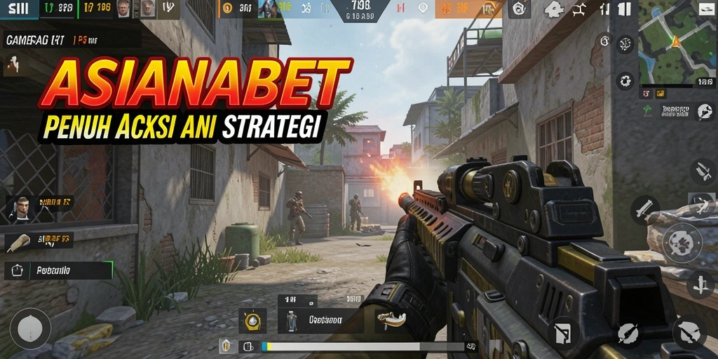 Tangkapan layar gameplay ASIANABET yang menampilkan aksi menegangkan di medan perang.