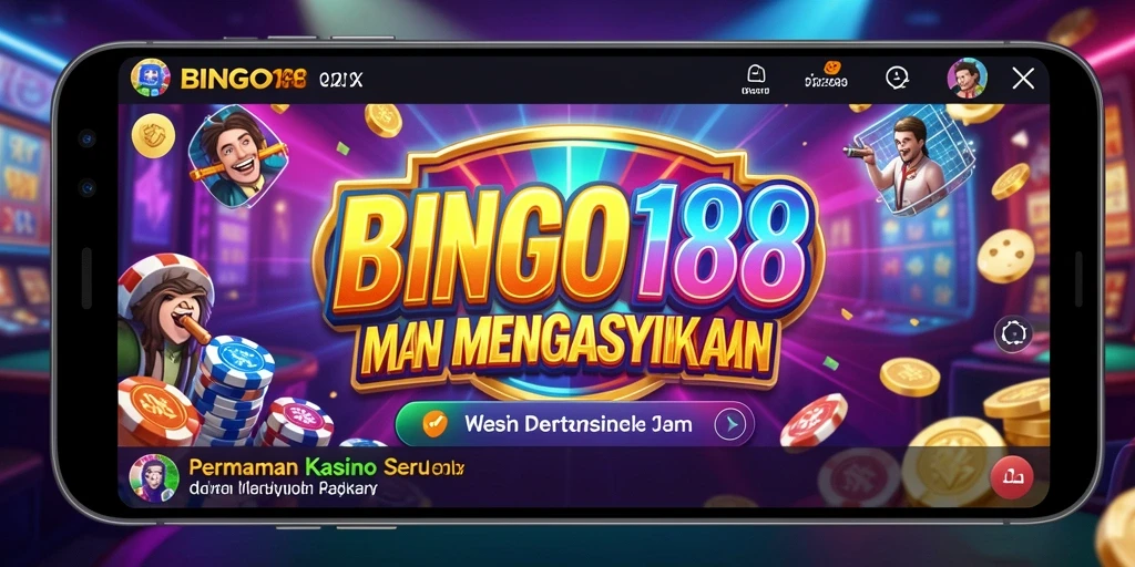 Tampilan gameplay BINGO188 yang seru dan interaktif.