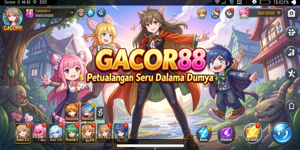 Tampilan gameplay GACOR88 yang keren dan seru.