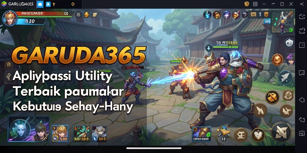 Tampilan antarmuka GARUDA365 yang user-friendly dan fungsional.