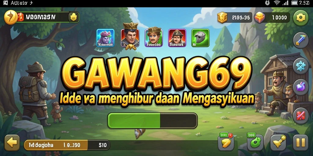 Tampilan menarik dan gameplay yang seru pada GAWANG69.