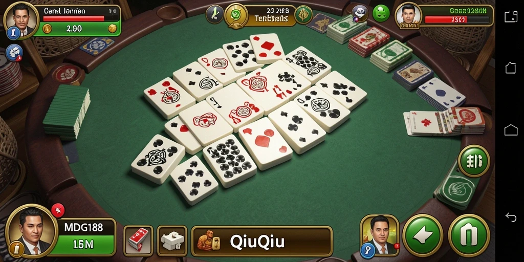 Tampilan gameplay QiuQiu yang menarik dan menantang.