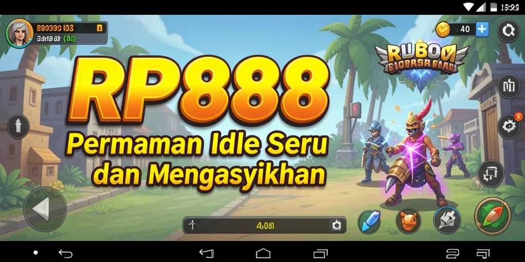 Tampilan gameplay RP888 yang menarik dan interaktif dalam mode Idle.