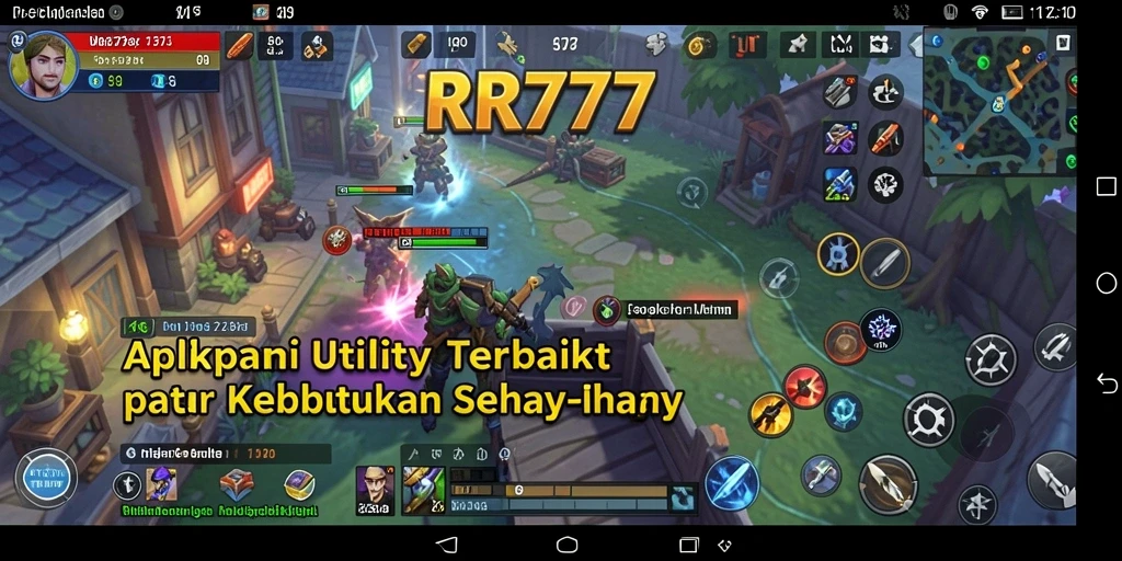 Tampilan screenshot utama RR777 dengan fungsi Utility yang lengkap.