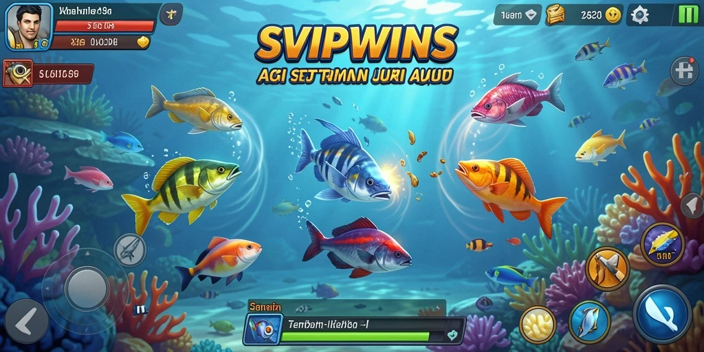 Tampilan gameplay menembak ikan yang seru di SVIPWINS.