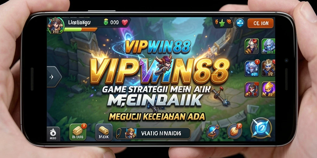 Screenshot utama menunjukkan gameplay SLG yang menegangkan.